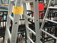 Lot 2 - aluminium ladder - afbeelding 3 van  3