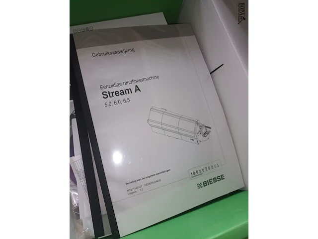 Lot 2 - biesse stream a/6.5 kantenverlijmmachine - afbeelding 2 van  11