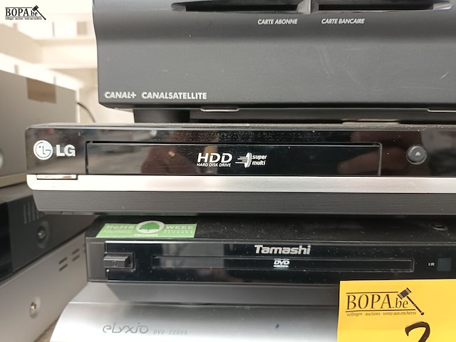 Lot 2 - decoder en dvd spelers/recorders. 4 stuks - afbeelding 3 van  6