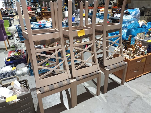 Lot 2 - eetkamerstoelen. 6 stuks - afbeelding 4 van  4