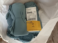 Lot 2 - ikea fleece dekentjes. 13 stuks