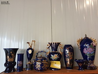 Lot 2 - kobalt blauw deco. 8 stuks