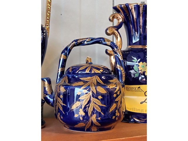 Lot 2 - kobalt blauw deco. 8 stuks - afbeelding 3 van  5