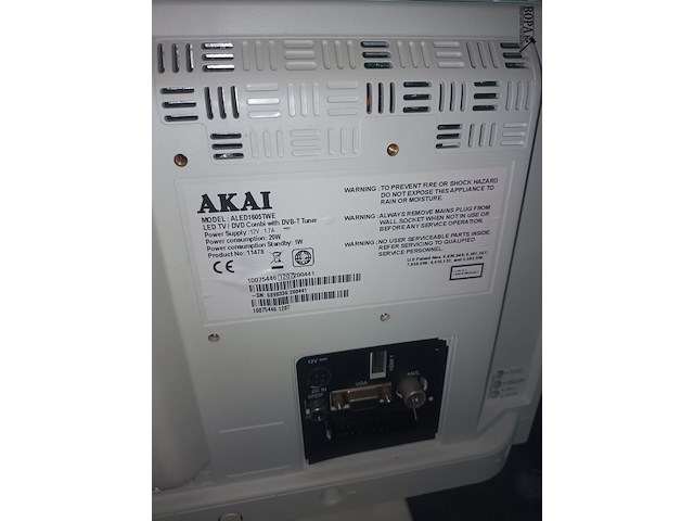 Lot 2 - led tv/dvd combi schermen. 3 stuks - afbeelding 4 van  6