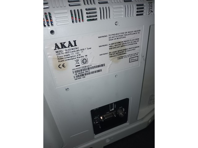 Lot 2 - led tv/dvd combi schermen. 3 stuks - afbeelding 6 van  6