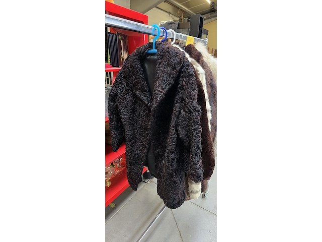 Lot 2 - lot pelsmantels 6 stuks - afbeelding 2 van  7