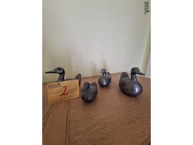 Lot 2 - metalen eenden. 6 stuks - afbeelding 3 van  3