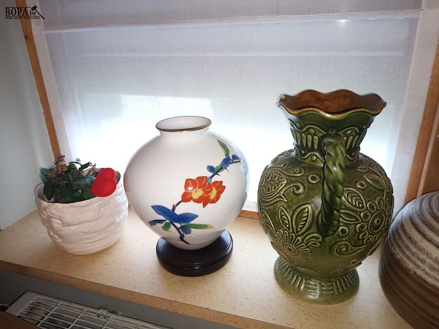 Lot 2 - vazen en decoratie. 9 stuks - afbeelding 4 van  8