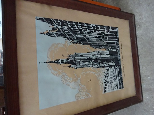 Lot 2 spiegels + 3 kaders - afbeelding 1 van  5