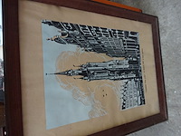 Lot 2 spiegels + 3 kaders - afbeelding 1 van  5