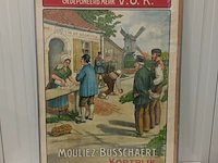 Lot 20 - affiche vlaamse oude klare in kader