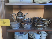 Lot 20 - antiek theeservies keram-silber - bavaria '30: porselein met