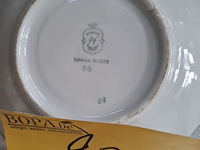 Lot 20 - antiek theeservies keram-silber - bavaria '30: porselein met - afbeelding 5 van  7