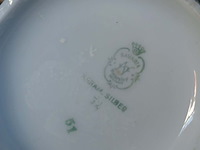 Lot 20 - antiek theeservies keram-silber - bavaria '30: porselein met - afbeelding 7 van  7