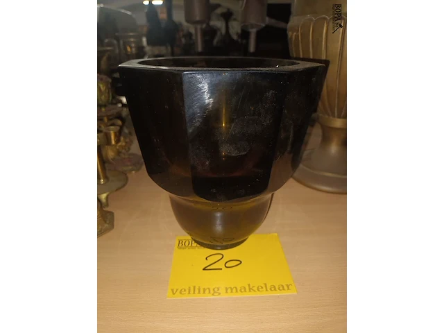 Lot 20 - art deco vaas muller frères - afbeelding 1 van  4
