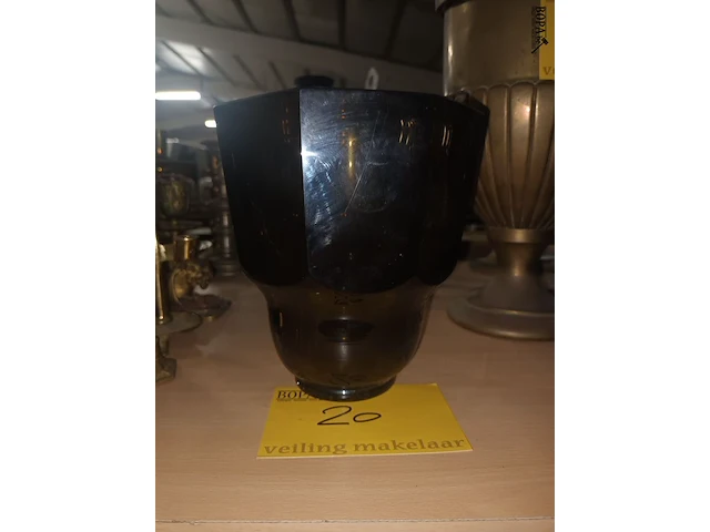 Lot 20 - art deco vaas muller frères - afbeelding 2 van  4