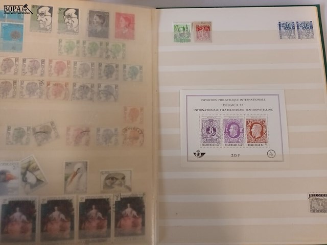 Lot 20 - boek met belgische postzegels - afbeelding 2 van  12
