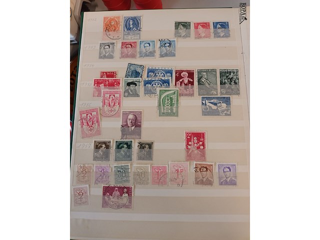 Lot 20 - boek met belgische postzegels - afbeelding 6 van  12