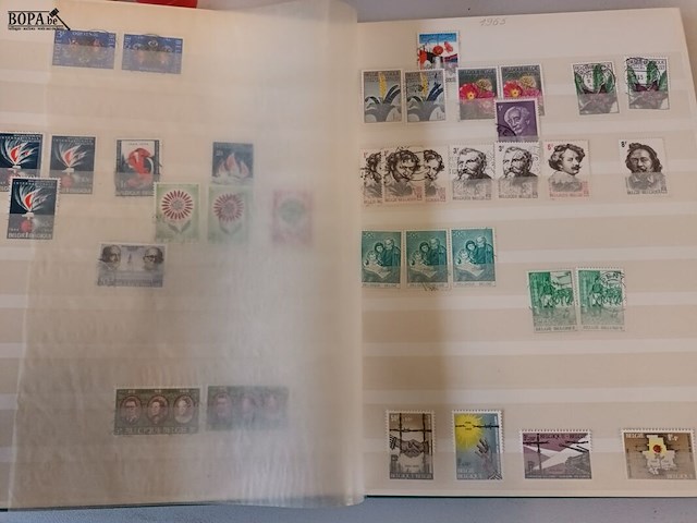 Lot 20 - boek met belgische postzegels - afbeelding 9 van  12