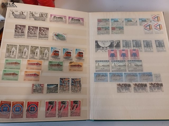 Lot 20 - boek met belgische postzegels - afbeelding 11 van  12