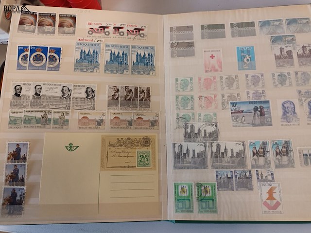 Lot 20 - boek met belgische postzegels - afbeelding 12 van  12