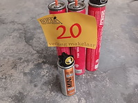 Lot 20 - brandstofcellen paslode en senco. 5 stuks