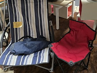 Lot 20 - kampeerstoelen groot & kind opvouwbaar - afbeelding 1 van  3