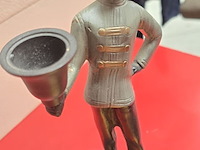 Lot 20 - koppel bronzen klokkenluiders - afbeelding 3 van  5