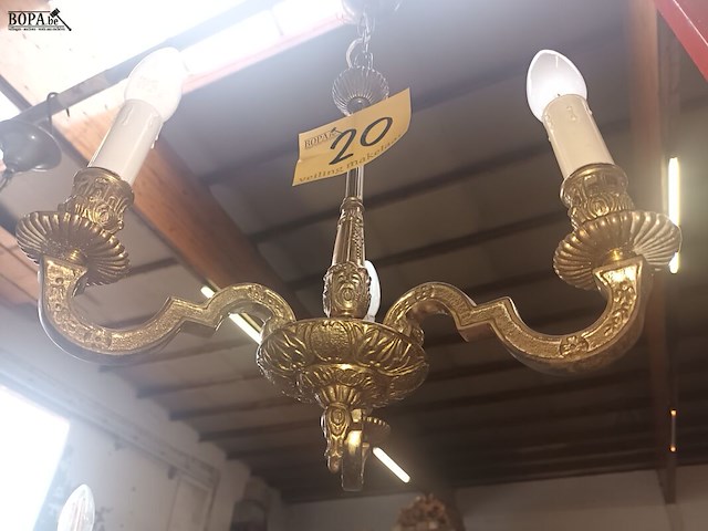 Lot 20 - luster in koper - afbeelding 2 van  3