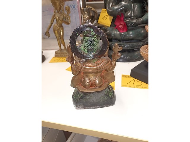 Lot 20 - metalen beeld ganesha - afbeelding 3 van  4