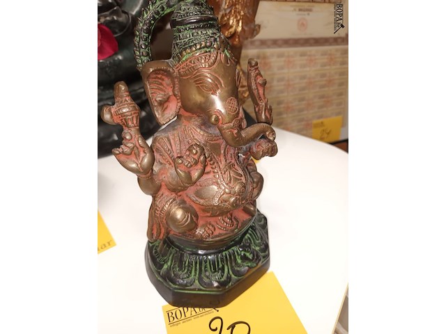 Lot 20 - metalen beeld ganesha - afbeelding 4 van  4