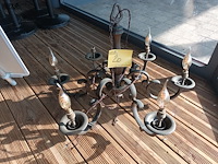 Lot 20 - metalen luster - afbeelding 1 van  3