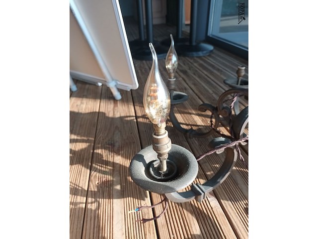 Lot 20 - metalen luster - afbeelding 3 van  3