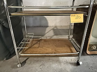 Lot 20 - vintage serveerwagen - afbeelding 4 van  4