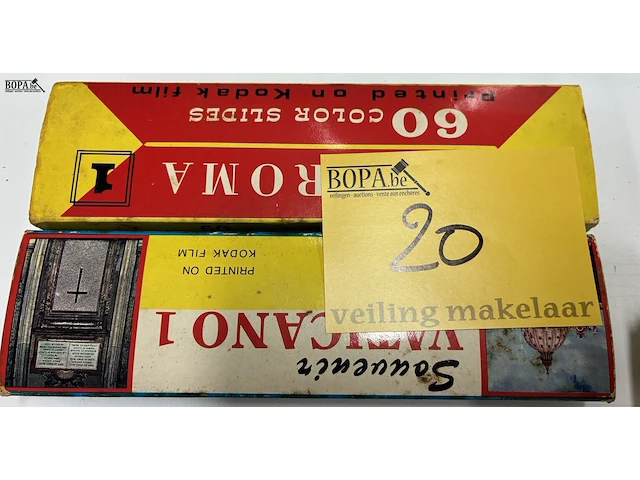 Lot 20 - vintage set kleurenreisdia's - afbeelding 1 van  2