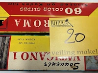 Lot 20 - vintage set kleurenreisdia's