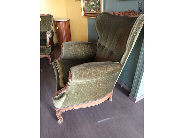 Lot 200 - antieke armzetel. 2 stuks - afbeelding 4 van  4