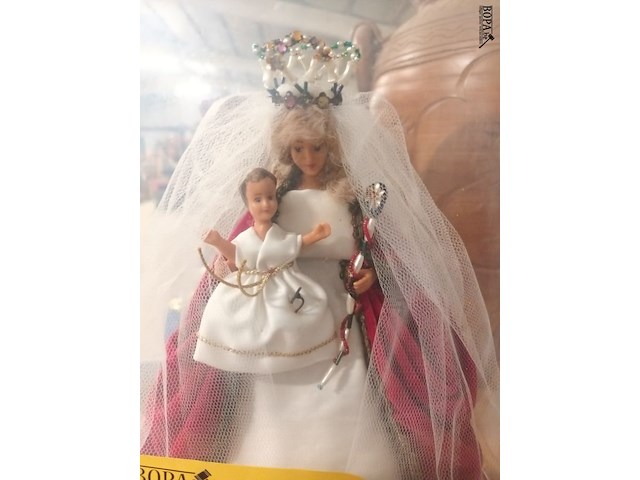 Lot 200 - glazen stolp met mariabeeld - afbeelding 3 van  3