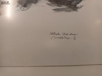 Lot 201 - kader uil - afbeelding 3 van  3