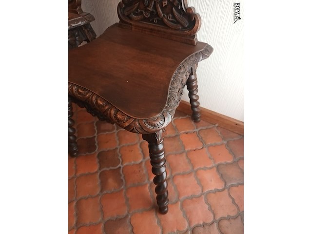 Lot 201 - koppel stoelen - afbeelding 4 van  6