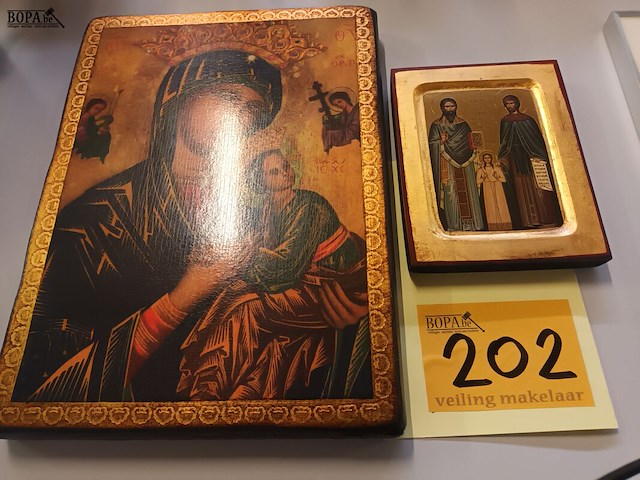 Lot 202 - icoon. 2 stuks - afbeelding 1 van  4