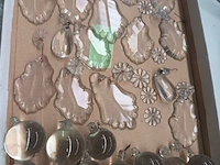 Lot 202 - lot glazen bellen en bollen voor lusters - afbeelding 3 van  4