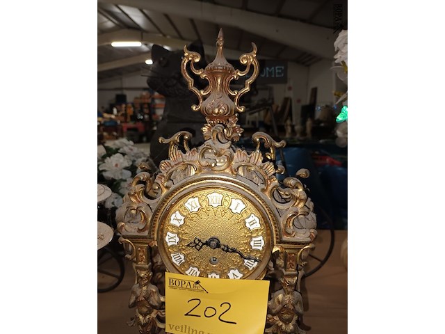 Lot 202 - schouwgarnituur - afbeelding 2 van  6