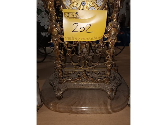 Lot 202 - schouwgarnituur - afbeelding 3 van  6