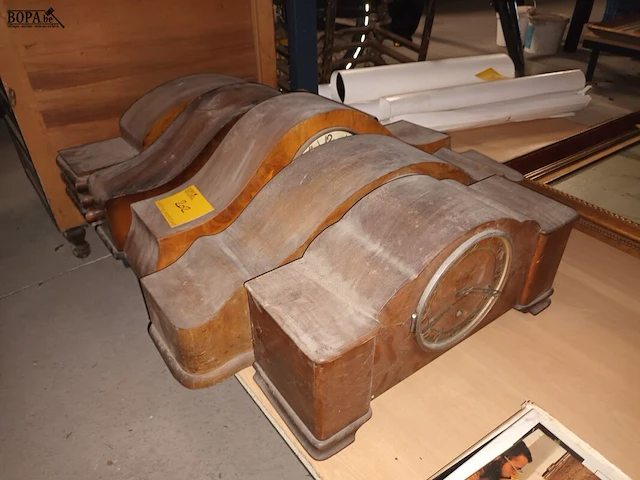 Lot 202 - schouwklok. 5 stuks - afbeelding 1 van  3