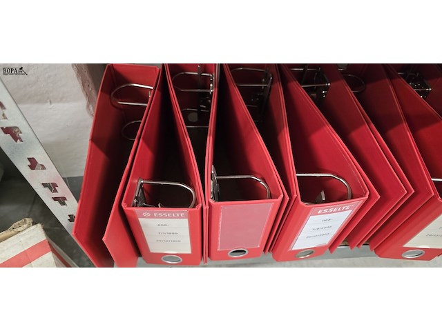 Lot 203 - klasseurs voor bankafschriften 12 stuks - afbeelding 2 van  3