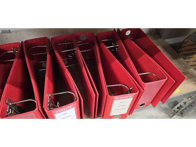 Lot 203 - klasseurs voor bankafschriften 12 stuks - afbeelding 3 van  3