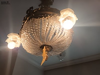 Lot 203 - luster met kristallen - afbeelding 2 van  4