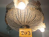 Lot 203 - luster met kristallen - afbeelding 4 van  4