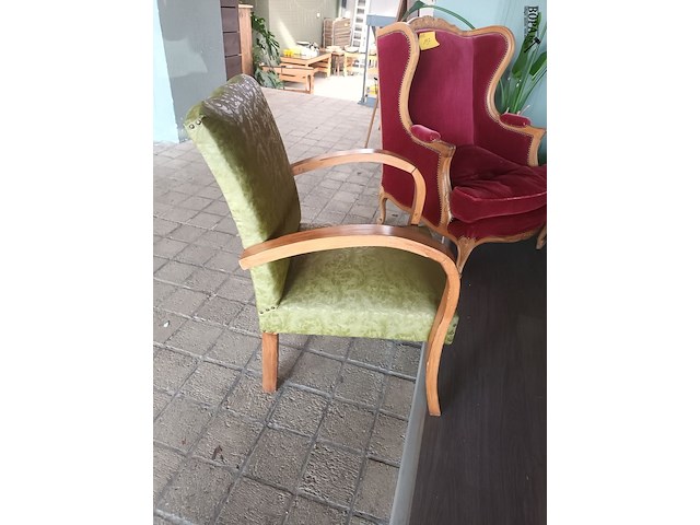 Lot 203 - retro armstoelen. 2 stuks - afbeelding 3 van  4